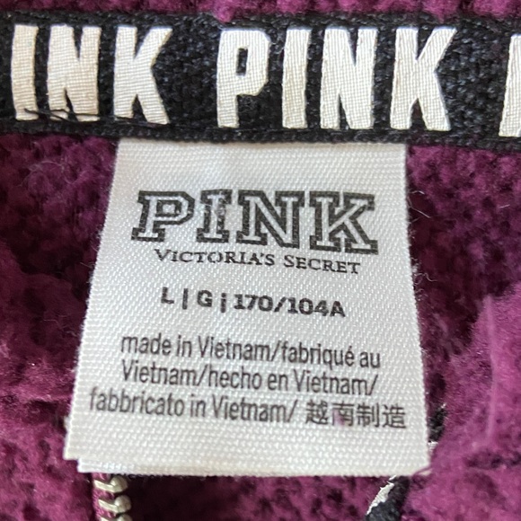 PINK Victoria's Secret Sherpa Quarter Zip Hoodie - Picture 4 of 7